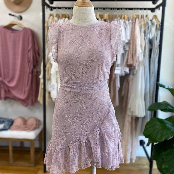 ✨HP✨Taylor Lavender Floral Dress✨ - Picture 3 of 6